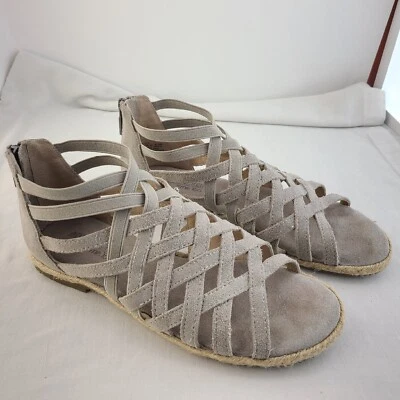 Sandalias para mujer Adam Tucker By Me Too Casun con tiras grises talla 6,5  Foto 1 de 4
