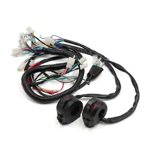 Motorcycle Electrical Main Wire Harness w Handlebar Switch Kit for CG125 - Picture 1 of 7