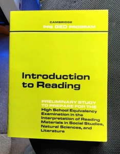 Complete Pre-GED Program Intro to Reading- Cambridge #462 - Picture 1 of 1