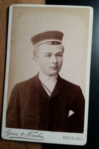 Wingolf Breslau - Gotthold Reymann im WS 1888 in Couleur / CDV - Picture 1 of 2