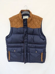 Orvis Gilet Mens Extra Large Duck Down Vest Puffer Quilted Padded Bodywarmer XL - Picture 1 of 9