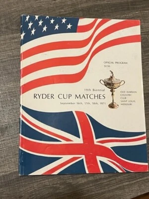Programa Ryder Cup 1971 Foto 1 de 3
