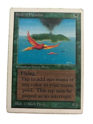 Birds of Paradise X (1) Unlimited MTG - VG - *See Scans* 4RCards - Image 1 of 3