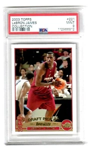 LeBron James 2003 Topps collection #221 Rookie freshly graded Lakers - Picture 1 of 1