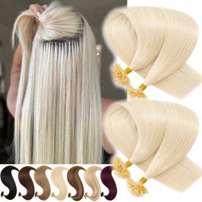 150G Pre Bonded Keratin U-Tip Remy Human Hair Extensions Nail Tip THICK Balayage - Image 1 of 4