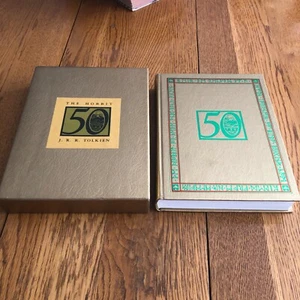 The Hobbit 50th Anniversary Edition by J.R.R. Tolkien Hardcover Slipcase - Picture 1 of 19