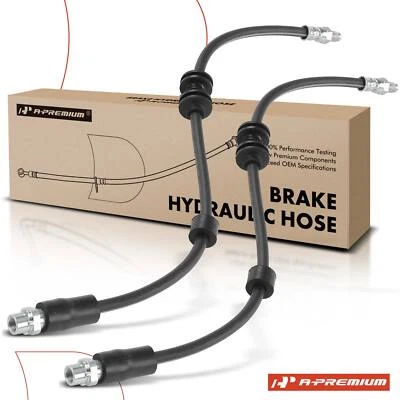 Manguera hidráulica de freno delantera A-Premium 2x para BMW E84 X1 2013 2014 2015 L4 2,0 L Foto 1 de 4