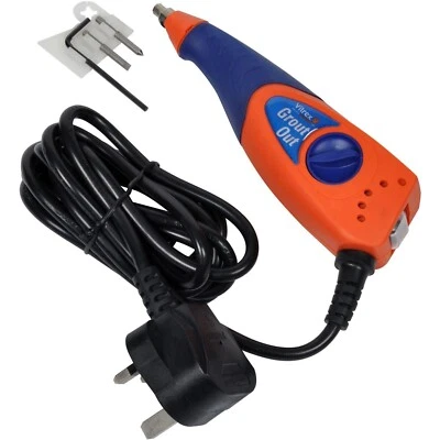 Vitrex Electric Grout Out Removal & Cleaner Tool For Floor & Wall Tiles, GO200VT - Image 1 of 4