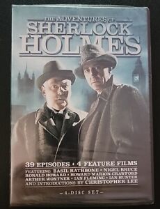 The Adventures of Sherlock Holmes: The Complete Series (DVD, 4-Disc Set) NEW