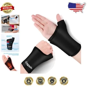 Hot/Cold Reusable Gel Thumb & Wrist Wraps – Full Coverage Pain Relief Set of 2 - Picture 1 of 9