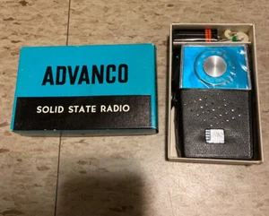Vintage Advanco Solid State Model 606 Transistor Radio New Old Stock in box - Picture 1 of 14