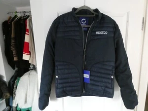 Sparco Bloomington Padded Jacket Blue BNWT (Medium) Please read description - Picture 1 of 5
