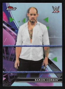 2021 Topps Finest WWE #57 Baron Corbin Refractor Card TCCCX - Picture 1 of 2