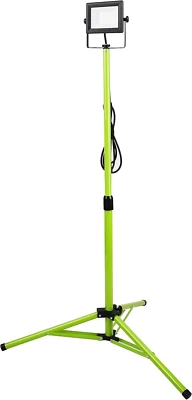 LED Slim Treppiede Luce Da Lavoro, 30 Watt, Nero E Verde - Immagine 1 di 4