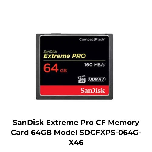 SanDisk Extreme Pro CF Memory Card 64GB Model SDCFXPS-064G-X46 - Image 1 of 1