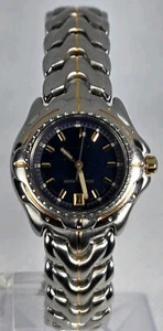SEIKO SP0RTS 100 WOMEN'S 28mm WATER RESISTANT 100M BLUE DIAL VINTAGE - Picture 1 of 14