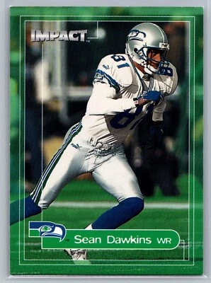 2000 FLEER IMPACT CARD # 136 Sean Dawkins - Seattle Seahawks - Image 1 of 2