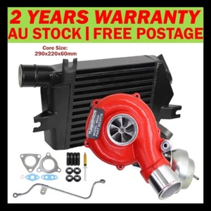 GEN1 High Flow Turbo+Intercooler+Oil Feed Pipe For Mitsubishi Triton MN 2.5L - Picture 1 of 14