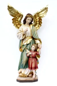 Schutzengel Holz Skulptur Figur Angel - Bild 1 von 1