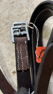 Adult STIRRUP LEATHERS * ENGLISH Saddle BROWN 1" X 58" Smith-Worthington NEW - Picture 1 of 3
