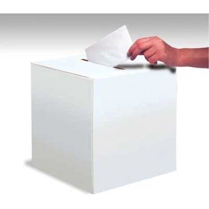 Card Box White Foldable 1CT - Picture 1 of 1