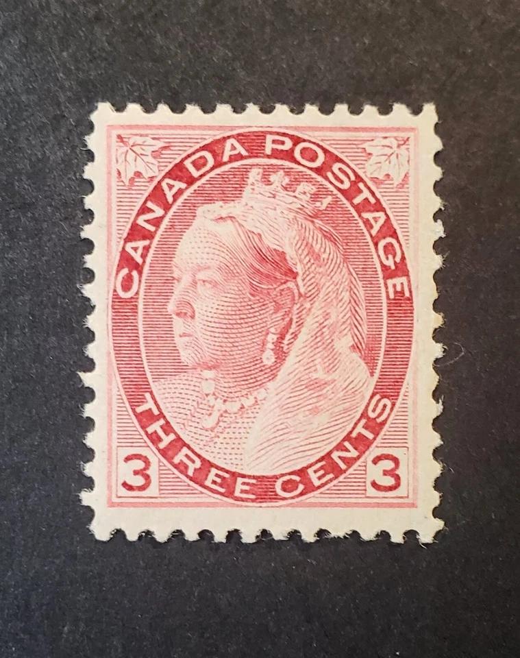 Stamps Canada Mint: #78 3c carmine Q. Victoria Numeral Issue F-VF MNH - Image 1 of 1