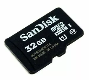 SANDISK 32GB MICRO SD MEMORY CARD HIGH SPEED CLASS 10 PHONES TABLETS CAMERAS - Picture 1 of 6