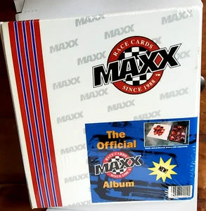 1992 Maxx Race Card Binder White NASCAR Unopened New Old Stock - Picture 1 of 3