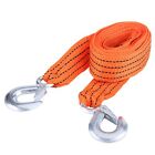 4 Meter Load 3 Ton Car Trailer Towing Rope Strap Tow Cable With Hooks Emergenc?