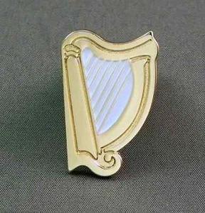IRISH HARP PIN BADGES - Picture 1 of 1