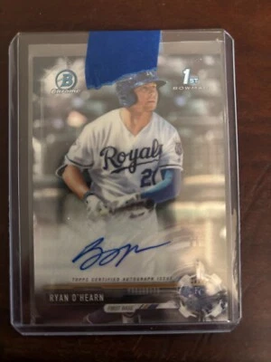 2017 Bowman Chrome - Prospect AUTO Ryan O'Hearn #CPA-ROH AU, 1st Bowman - Image 1 of 2