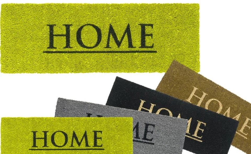 Kokos Fußmatte „HOME“ 26x75 cm - Bild 1 von 1