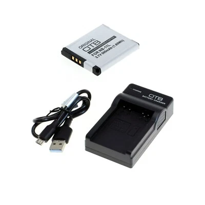 PATONA, OTB Akku und USB Ladegerät für Canon Powershot A2300 A2400 IS A2500 A2600 A3400 IS