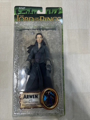 Lord of the Rings Fellowship of the Ring Arwen with Light-Up Some Wear On Item Cover
