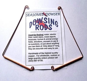 DOWSING RODS Amazing little 5" pocket size copper rods - Photo 1 sur 3