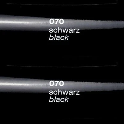 (3,5€/m²) 1m x0,63m Möbelfolie Schwarz 070 GLANZ Folie Oracal 621 Plotterfolie