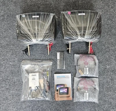 Chevrolet Traverse Buick Enclave 2018-2021 Factory OEM Black DVD Headrests Set 2 - Image 1 of 4