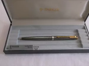 PARKER PENNA A SFERA ATTUATA TAPPO ARGENTO STERLING 75 / NUOVA IN SCATOLA / FRANCIA - Foto 1 di 12