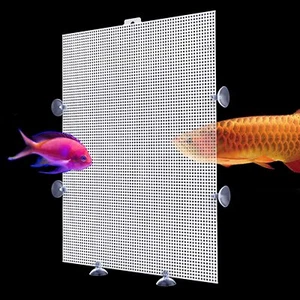 2PCS Fish Tank Divider Aquarium Dividers Fish Clear Plastic Tank Separator wi... - Picture 1 of 6