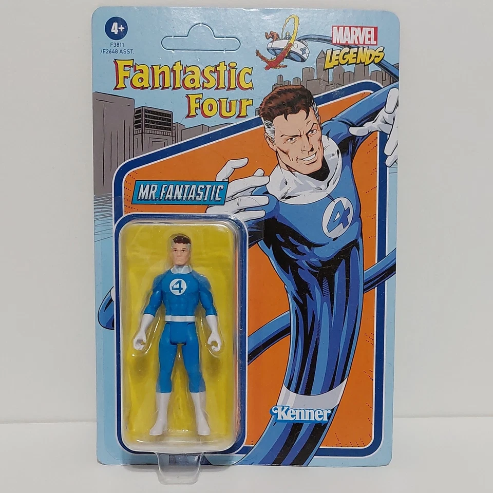 2022 Marvel Hasbro Kenner Legends Retro Mr. Fantastic 3.75" Figure
