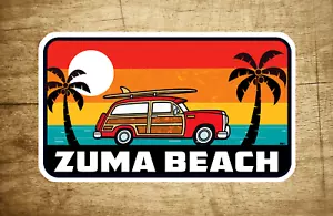Zuma Beach California Aufkleber Aufkleber 3,75"" x 2,25"" Surfen Malibu Surfen - Bild 1 von 1