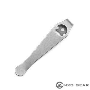 Custom Made Titanium Deep Carry Pocket Clip for Benchmade Griptilian Knife - Picture 1 of 4