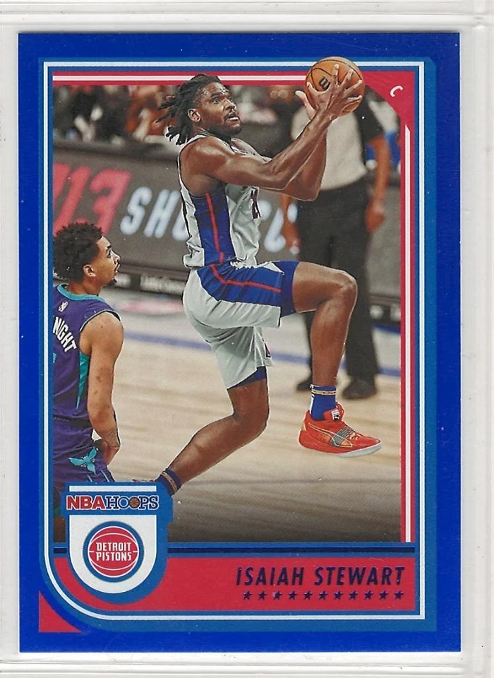 Isaiah Stewart 2022-23 Panini Hoops Blue parallel Pistons No. 63 - Image 1 of 1