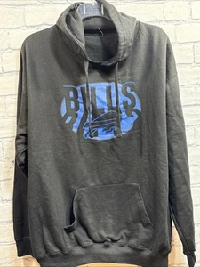 Buffalo Bills Sweatshirt Hoodie 2XL Junk Food Black NEW w.o. Tags - Picture 1 of 6