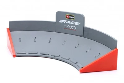 Bburago Espositore Auto x 7 Modelli 1/43 Formula 1 etc Display ROSSO Ferrari - Immagine 1 di 2