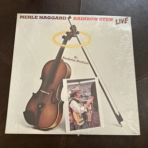 Merle Haggard, Rainbow Stew, Live at Anaheim Stadium VINYL LP 1981 - MINT LP - Picture 1 of 8