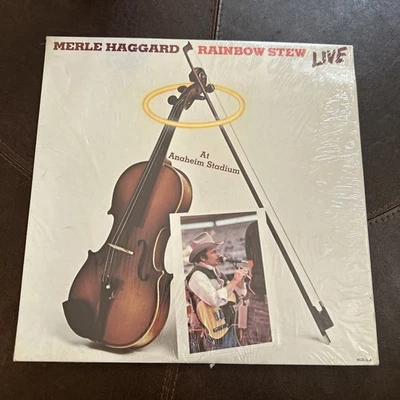 Merle Haggard, Rainbow Stew, Live at Anaheim Stadium VINYL LP 1981 - MINT LP - Image 1 of 4