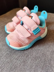 Adidas Sport Shoe Lego GX7614 Light Pink Trainers Baby Infant Girls Size UK 3K - Picture 1 of 22