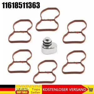 Set Drallklappen Stopfen Ansaugrohr 6x Dichtungen für BMW N57 E90 F07/F10 F11 - Bild 1 von 17