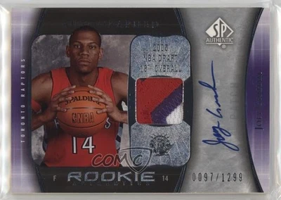 2005-06 SP Authentic Authentics /100 Joey Graham #106 RPA Rookie Patch Auto RC - Image 1 of 2